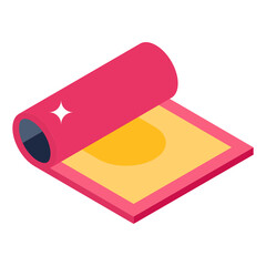 
Rug in isometric editable vector  

