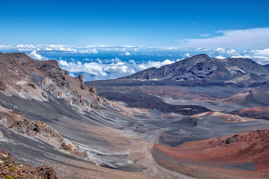Crater, Haleakala, Maui, Hawaii, USA.