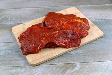 Marinierte Nackensteaks