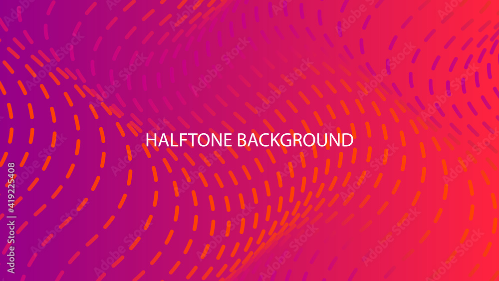 Poster halftone wave line texture background design . abstract line background .