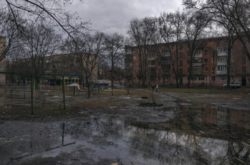 settlement Slobozhanskoe urban type in the Zmievsky district of the Kharkiv region of Ukraine