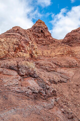 Red Dirt Hills, Waimea Canyon, Kauai, Hawaii, USA.