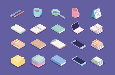 workplace set icons