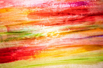 Abstract watercolor rainbow colors background