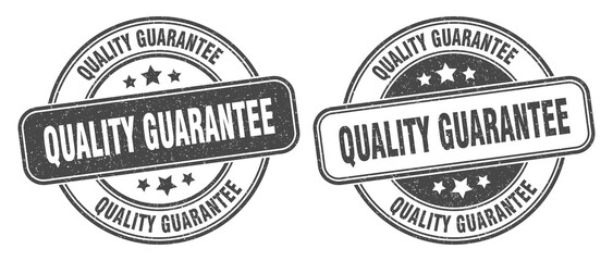 Fototapeta premium quality guarantee stamp. quality guarantee label. round grunge sign