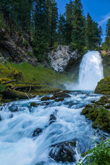 Sahalie Falls McKenzie River Oregon