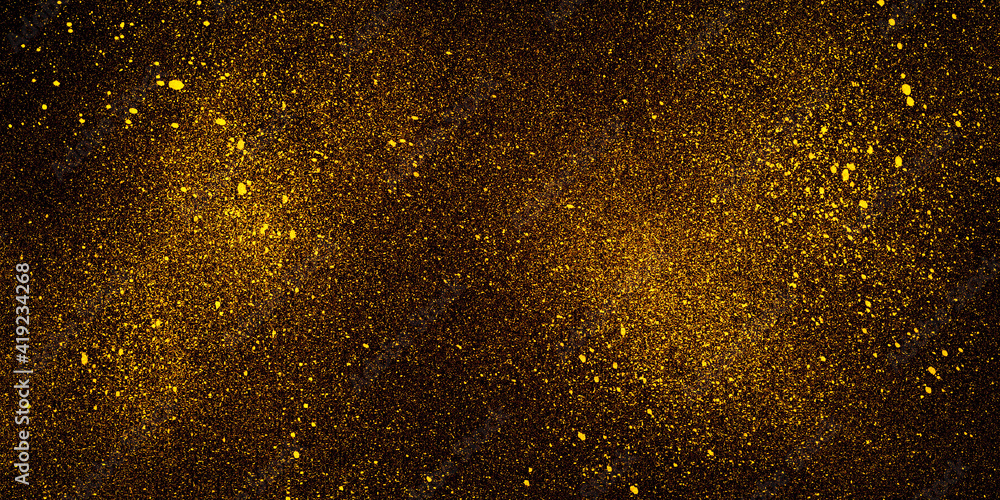 Canvas Prints abstract gold background texture with dark gold background