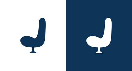 Office chair icon illustration isolated vector sign symbol