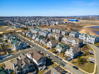 Aerial of South Amboy New Jersey 