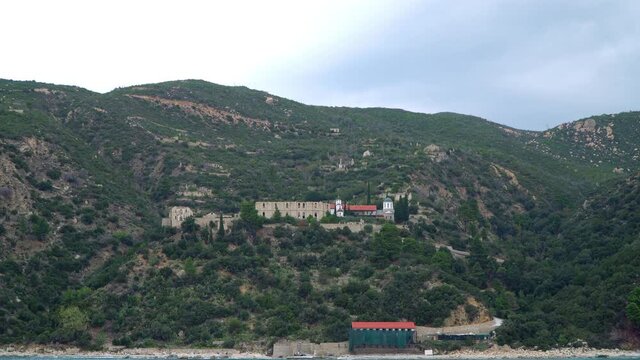 New fivaida Russian skete on mount Athos, Greece