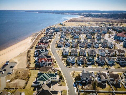 Aerial Of South Amboy New Jersey 