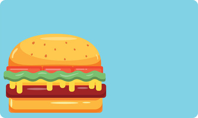 Background with burger