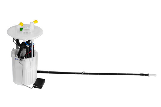 Fuel Pump Tank Car On White Background