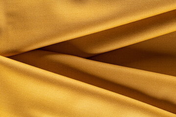 soft orange draped fabric, background, texture