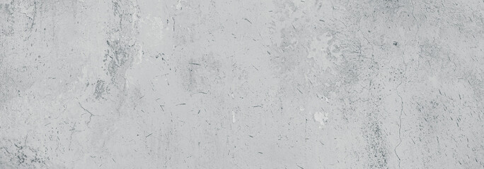 Panoramic background - old concrete wall white
