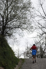 Walking in the countryside