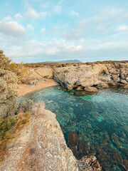 river in the mountains