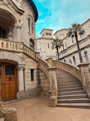 the entrance to the cathedral of st john the baptist