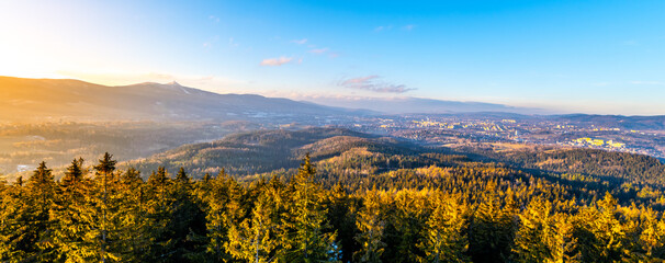 Scenic view of Liberec