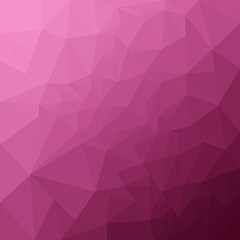 Abstract magenta geometric background. Polygon background. Low Poly Background.