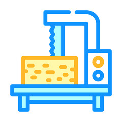 joinery courses color icon vector illustration line