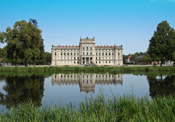 Fototapeta na wymiar Baroque Palace Ludwigslust In Mecklenburg West Pomerania Germany