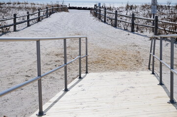 Entrance to Beach Through Dunes