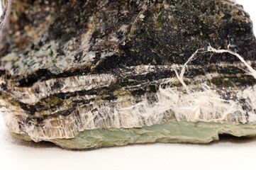 asbestos, serpentine fibers