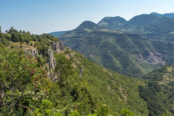 Fototapeta na wymiar Stara Planina Mountain near village of Zasele, Bulgaria