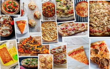 New York Pizza Collage