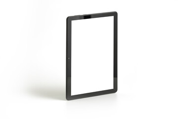 Tablet PC Isolated on white, front view , include two clipping paths - for tablet and for screen