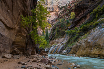 dramatic and spectacular landscape photo of the 