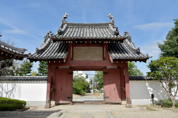 黄檗山萬福寺　総門　京都府宇治市