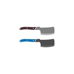 Knife icon logo design vector template