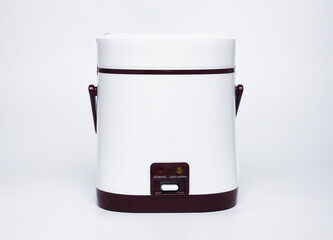 A picture of portable 4 litre rice cooker on isolated white background