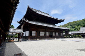 Naklejka premium 黄檗山萬福寺 大雄宝殿 京都府宇治市