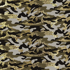 military seamless pattern