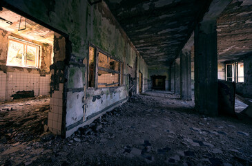 alte stillgelegte Ruine