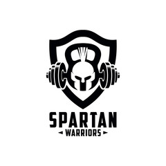 gym warriors logo icon vector isolated