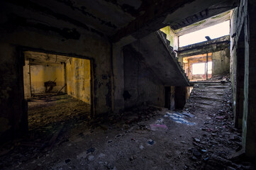 alte stillgelegte Ruine