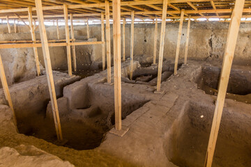 Archeological excavations in Turkistan, Kazakhstan