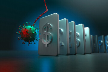 Covid wrecking ball nearing global economy dominos