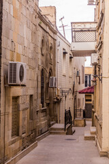 Fototapeta na wymiar Street in the old town in Baku, Azerbaijan