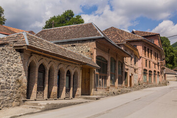 Old houses in Sheki, Azerbaijan