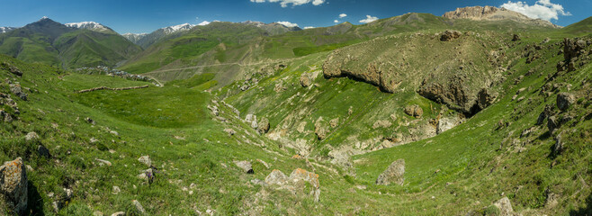 Landscape around Xinaliq (Khinalug) village, Azerbaijan