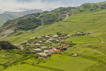 Jek village in Caucasus mountains, Azerbaijan