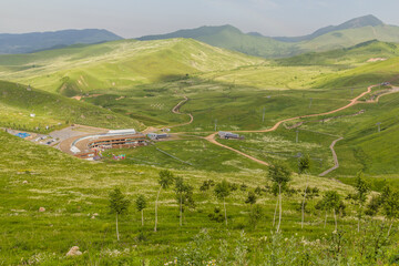 Summer view of Shahdag Mountain Resort, Azerbaijan