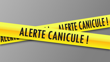 Logo alerte canicule.