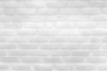 The softness of the white brick wall in vintage style. The room's masonry wall is soft for a nice background. The white walls of the house surface weathered light grey. White brick wall.