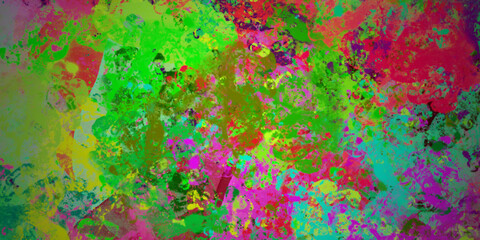 Fototapeta premium abstract splash water fractal watercolor watercolour color acrylic drawing colorful grunge image illustration paint background bg texture wallpaper art frame sample board blank material